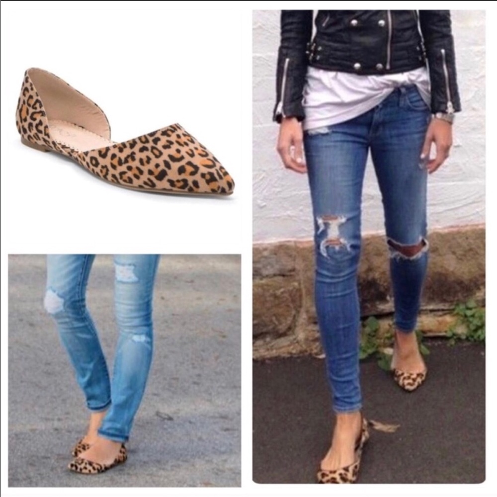 8.5 Leopard print vegan suede flats - Picture 6 of 6